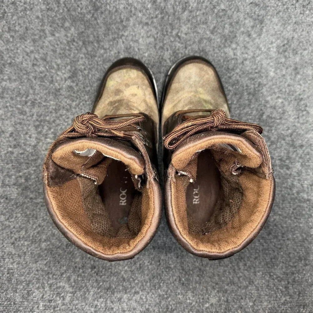 Rocky BearClaw 2 GTX Boots Men 10 Brown Leather Camo Gore-Tex Waterproof Hunting